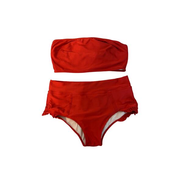 Albion Red Bikini Set - Picture 2 of 5